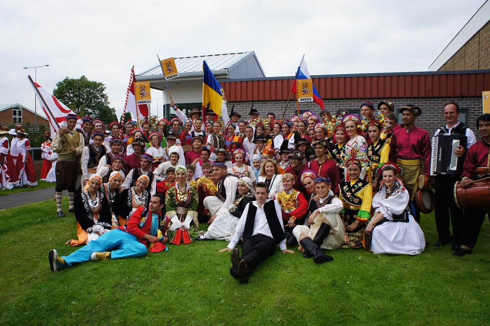 Англия, Биллингем, Август 2012 ("XXXXVIII Billingham International folklore festival of world dance", CIOFF).